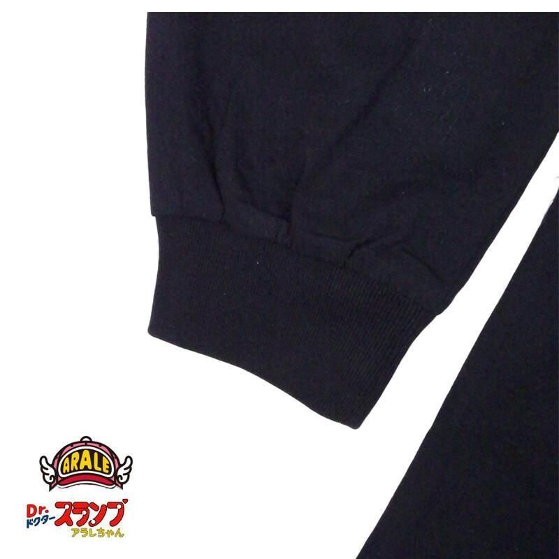 ドクタースランプ アラレちゃん 長袖Tシャツ ロンT アラレちゃん eplus1252 BLACK