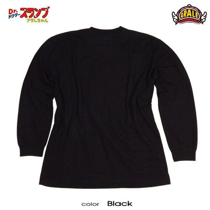 ドクタースランプ アラレちゃん 長袖Tシャツ ロンT アラレちゃん eplus1252 BLACK