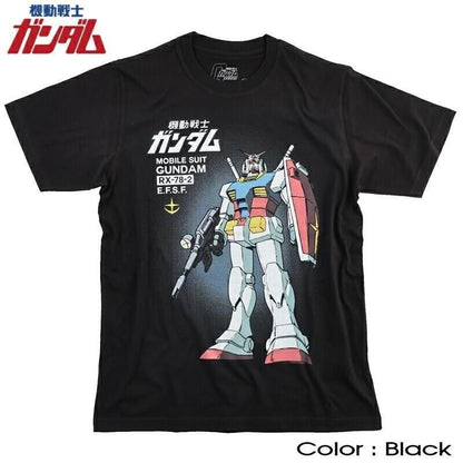 機動戦士ガンダム RX-78-2 Tシャツ BLACK