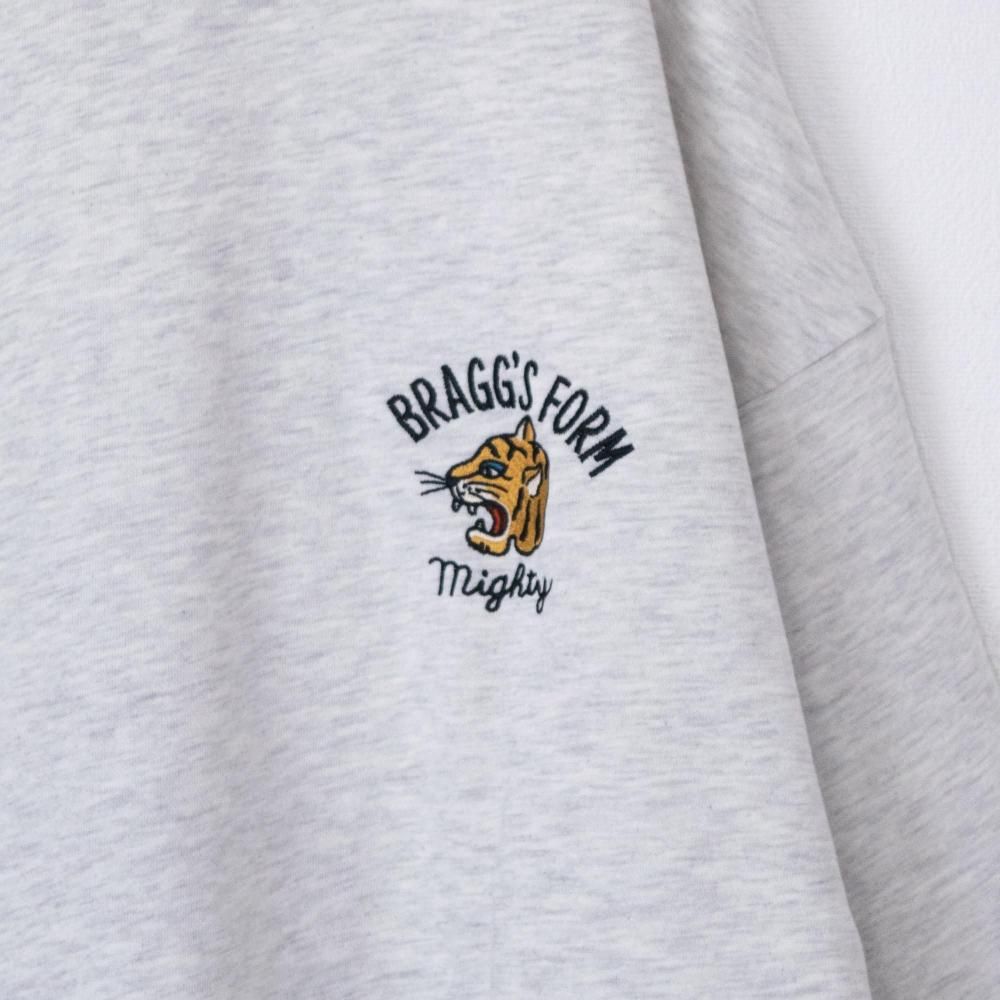 POWER TO THE PEOPLE TIGER 刺繍 スウェット KINARI WHITE