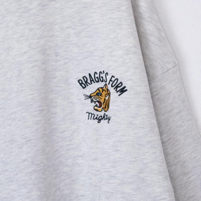 POWER TO THE PEOPLE TIGER 刺繍 スウェット KINARI WHITE
