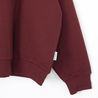 POWER TO THE PEOPLE TIGER 刺繍 スウェットWINE RED