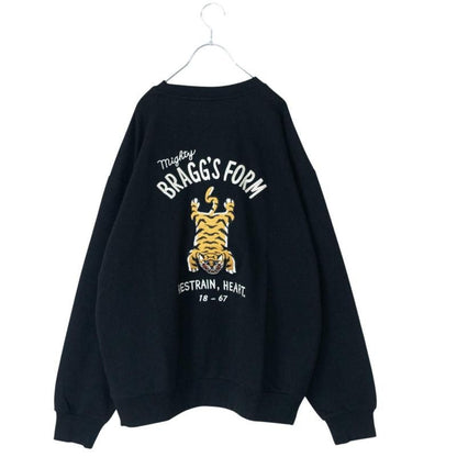 POWER TO THE PEOPLE TIGER 刺繍 スウェット BLACK