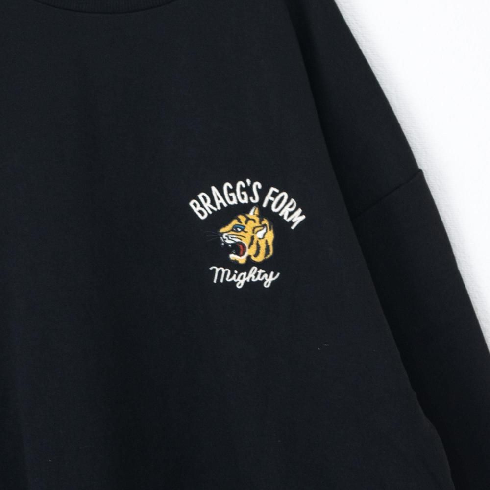 POWER TO THE PEOPLE TIGER 刺繍 スウェット BLACK
