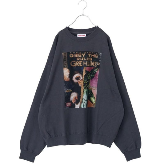 GREMLINS ギズモ ヴィンテージグラフィック スウェット CHARCOAL