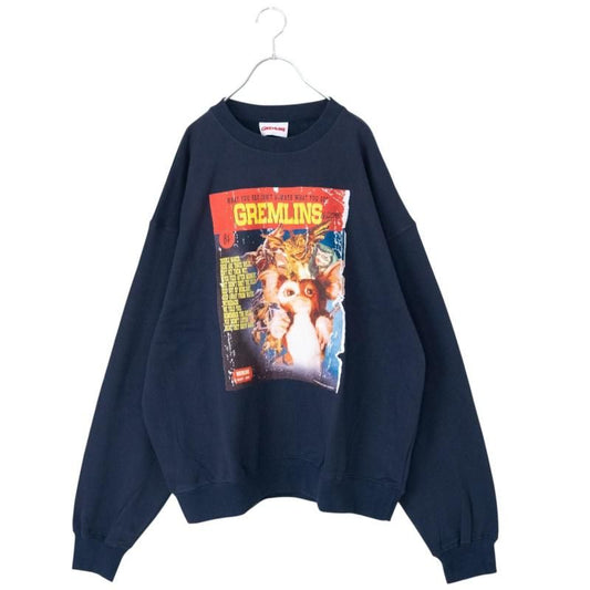 GREMLINS Gizmo Movie Poster Sweatshirt Navy