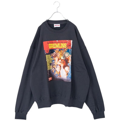 GREMLINS Gizmo Movie Poster Sweatshirt CHARCOAL