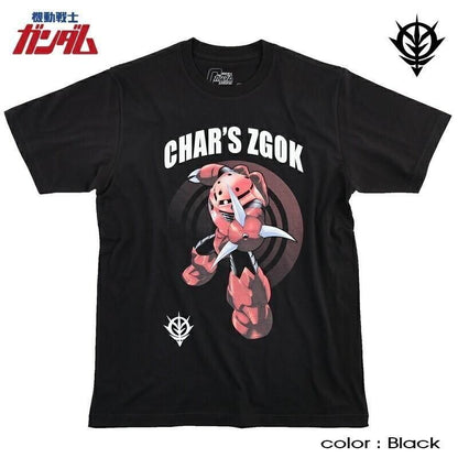 機動戦士ガンダム シャア専用 ズゴック Tシャツ BLACK