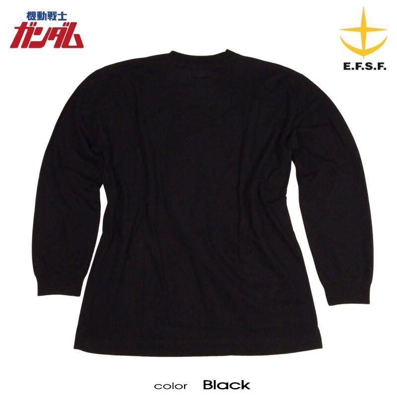 機動戦士ガンダム RX-78-2 長袖Tシャツ ロンT BLACK