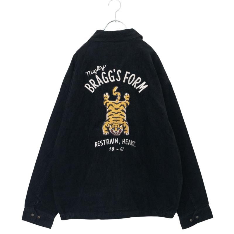 POWER TO THE PEOPLE 虎 コーデュロイ ジャケット BLACK