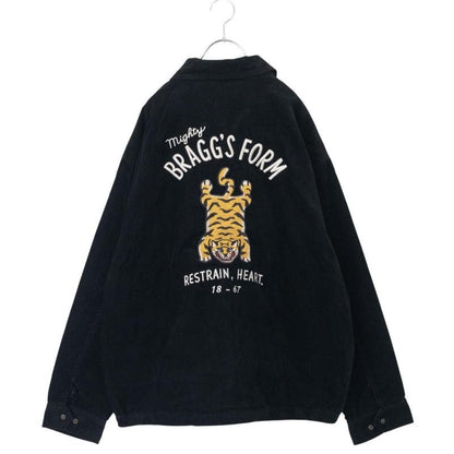 POWER TO THE PEOPLE 虎 コーデュロイ ジャケット BLACK