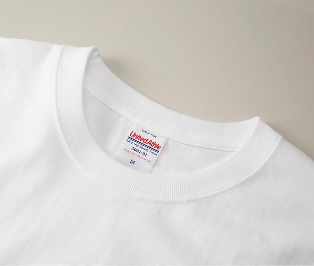 United Athle 5.6オンス ハイクオリティー Tシャツ 5001-01 BLACK