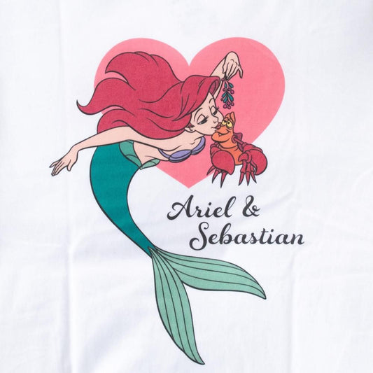 キャラクター 長袖Tシャツ ロンT ディズニー アリエル キス DS6919 DS6920