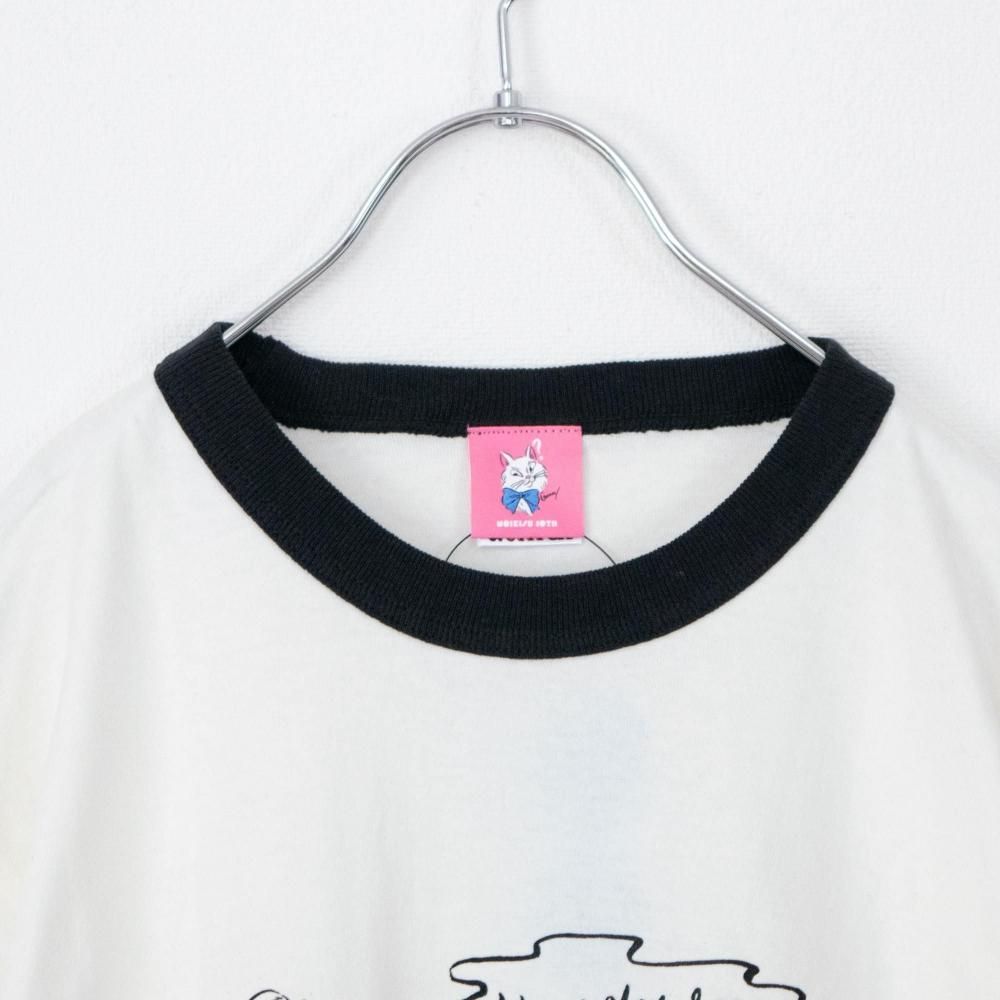 NOIKISU x Gummy 404 NOT FOUND 半袖Tシャツ SAMPLE RINGER WHITE