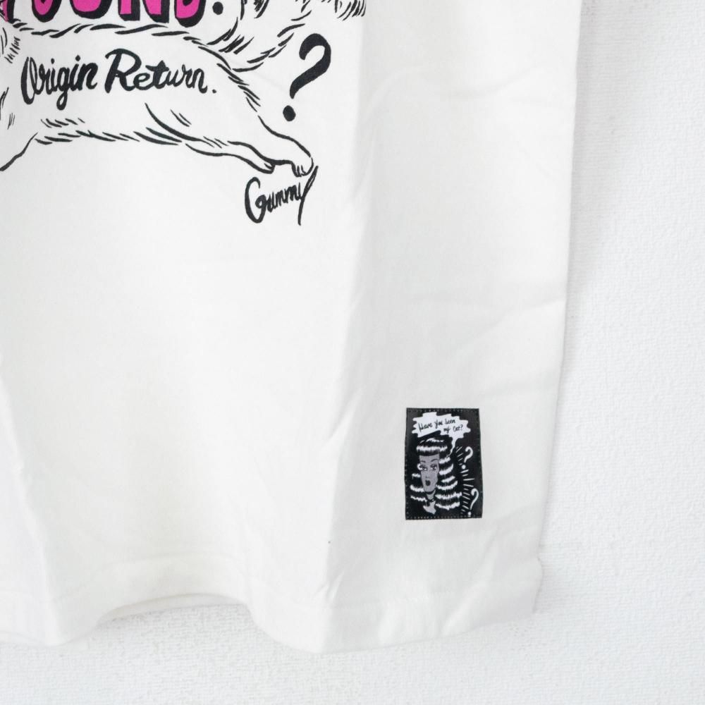 NOIKISU x Gummy 404 NOT FOUND 半袖Tシャツ SAMPLE RINGER WHITE