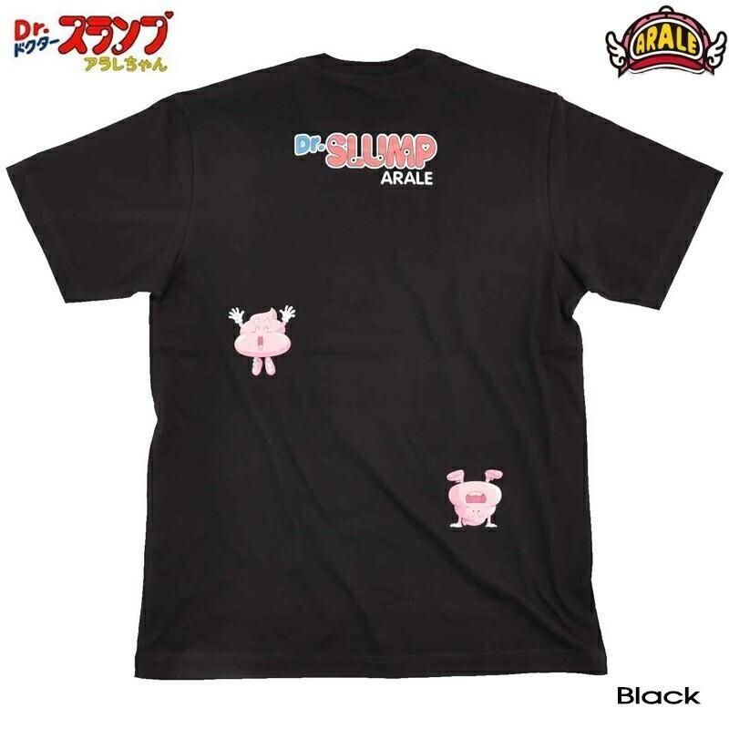 ドクタースランプ アラレちゃん Tシャツ うんちくん eplus1223 BLACK
