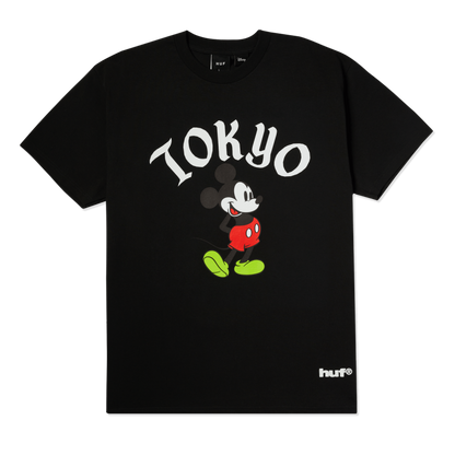 Disney | HUF Tokyo Mickey Worldwide T-Shirt Black