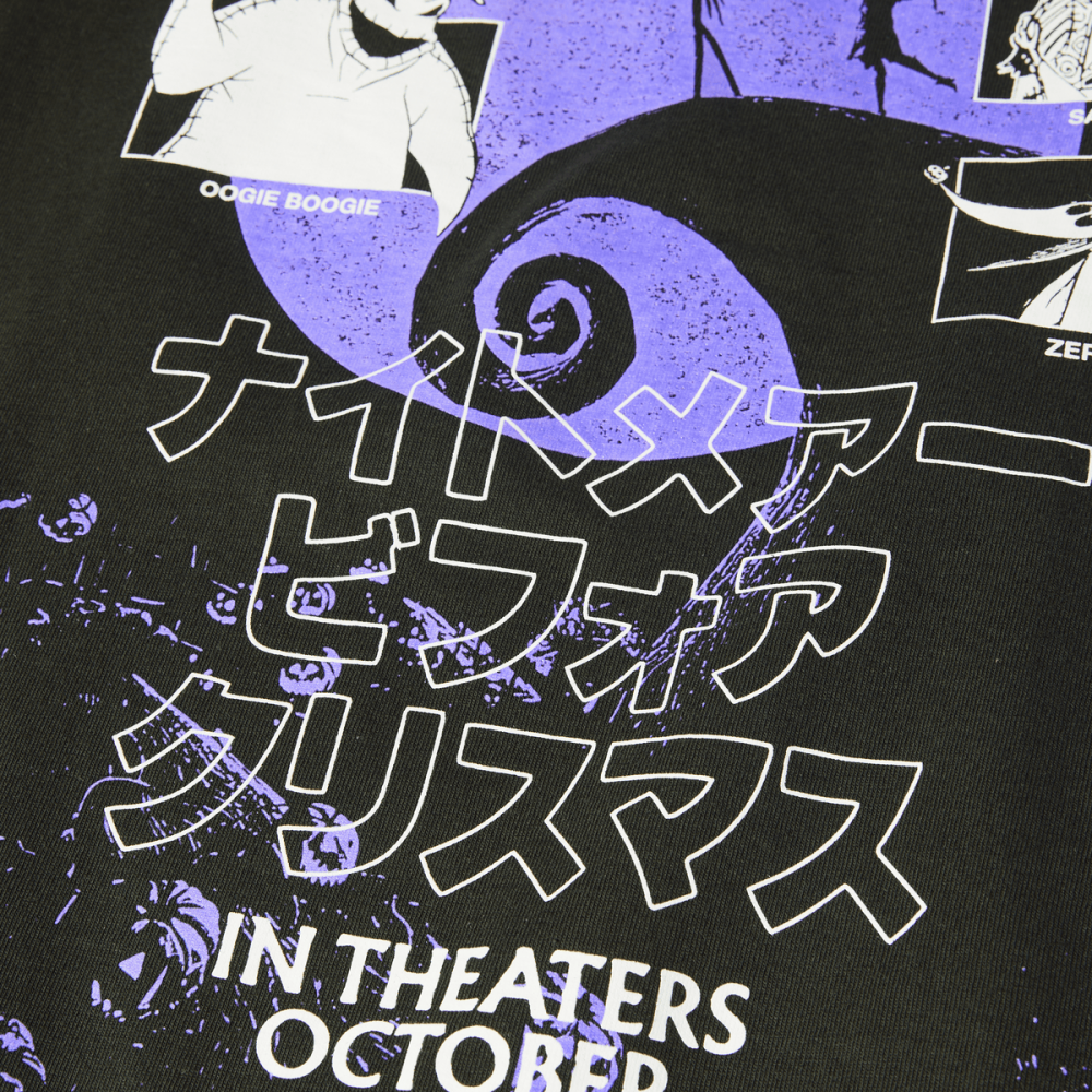 HUF x Nightmare Before Christmas T-Shirt Black