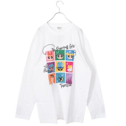 キャラクター 長袖Tシャツ ロンT  パワーパフガールズ フェイス WB3182 WB3183