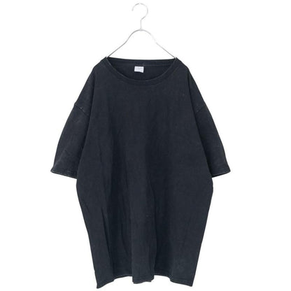 B品 ウォッシュ加工 オーバーサイズ Tシャツ BLACK