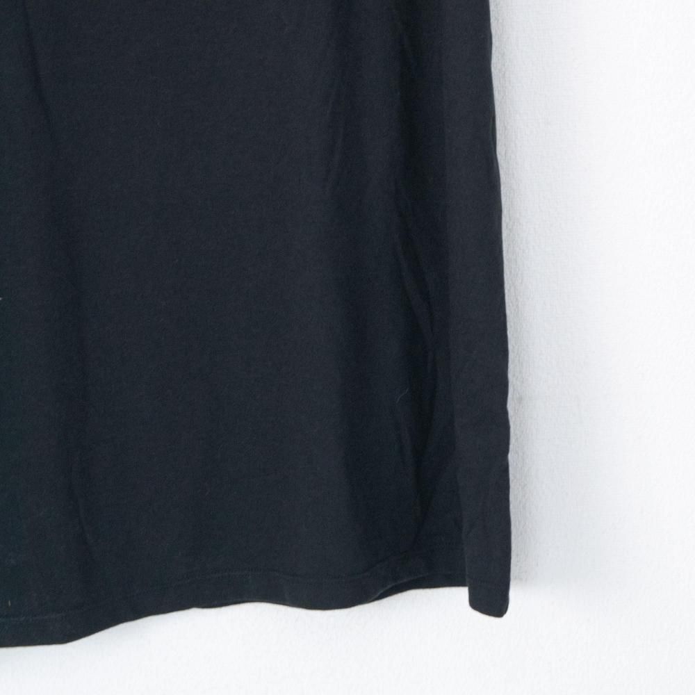 B品 XTS ソフト ロング丈 Tシャツ チュニック BLACK