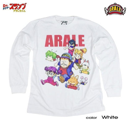 ドクタースランプ アラレちゃん ロンT キャラクターたち eplus1255 WHITE