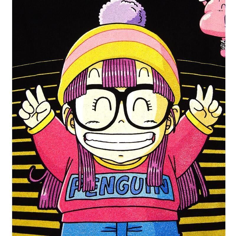 ドクタースランプ アラレちゃん Tシャツ うんちくん eplus1242 BLACK
