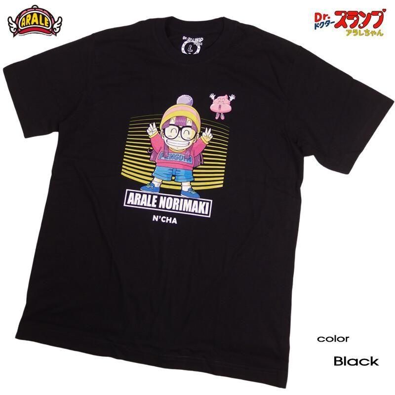 ドクタースランプ アラレちゃん Tシャツ うんちくん eplus1242 BLACK