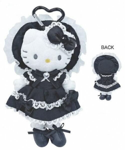 ハローキティ スタイルアップマスコット ロリータ(ブラック)