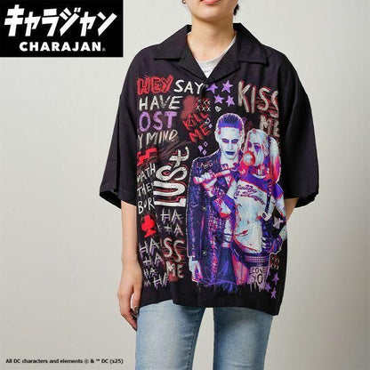 DC ハーレイ・クイン キスミー アロハシャツ