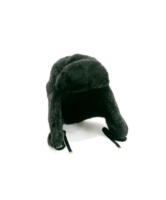 ME Fur Flight Cap BLACK