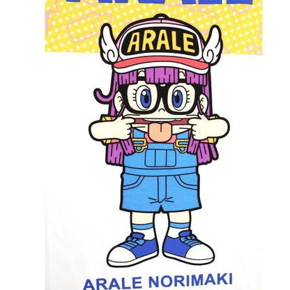 ドクタースランプ アラレちゃん Tシャツ ロゴ eplus1244 WHITE