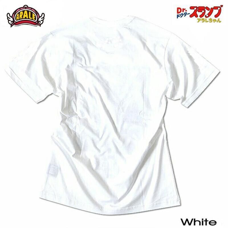 ドクタースランプ アラレちゃん Tシャツ ロゴ eplus1244 WHITE