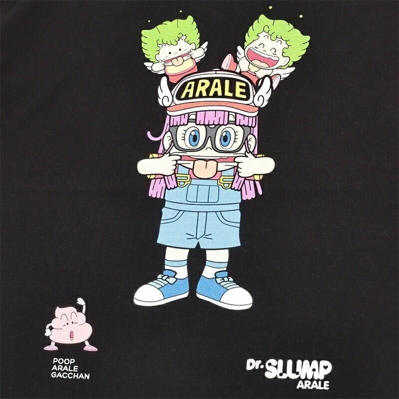 ドクタースランプ アラレちゃん Tシャツ がっちゃん eplus1222 BLACK