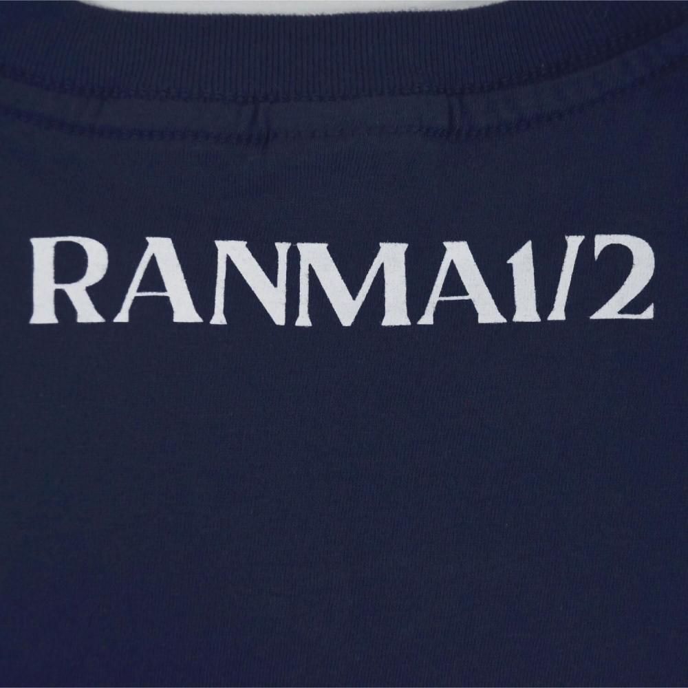 らんま1/2 半袖Tシャツ レディース らんま NAVY