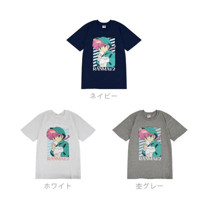 らんま1/2 半袖Tシャツ レディース らんま GRAY