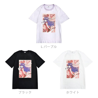 らんま1/2 半袖Tシャツ レディース シャンプー BLACK