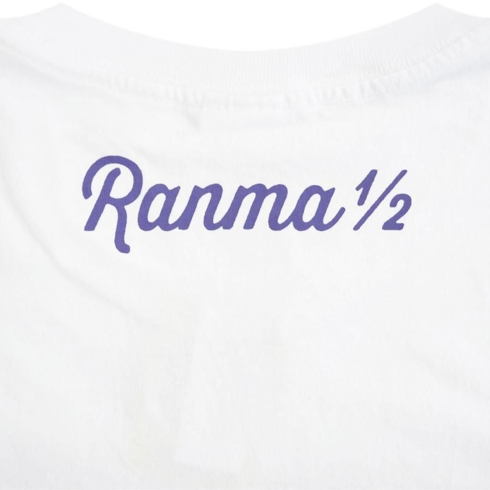 らんま1/2 半袖Tシャツ レディース シャンプー WHITE