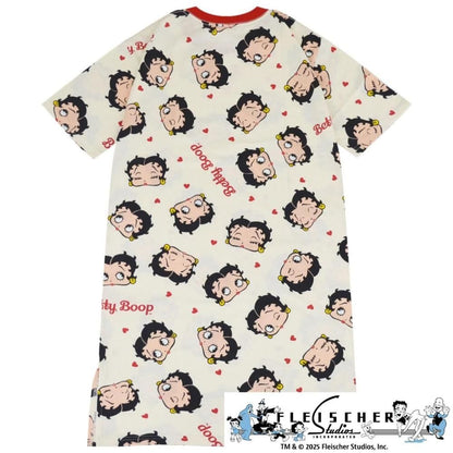 BETTY BOOP ベティちゃん レディース 総柄 半袖 ワンピース