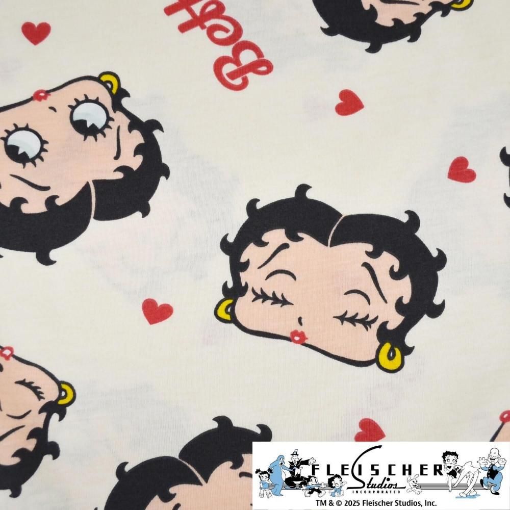 BETTY BOOP ベティちゃん レディース 総柄 半袖 ワンピース