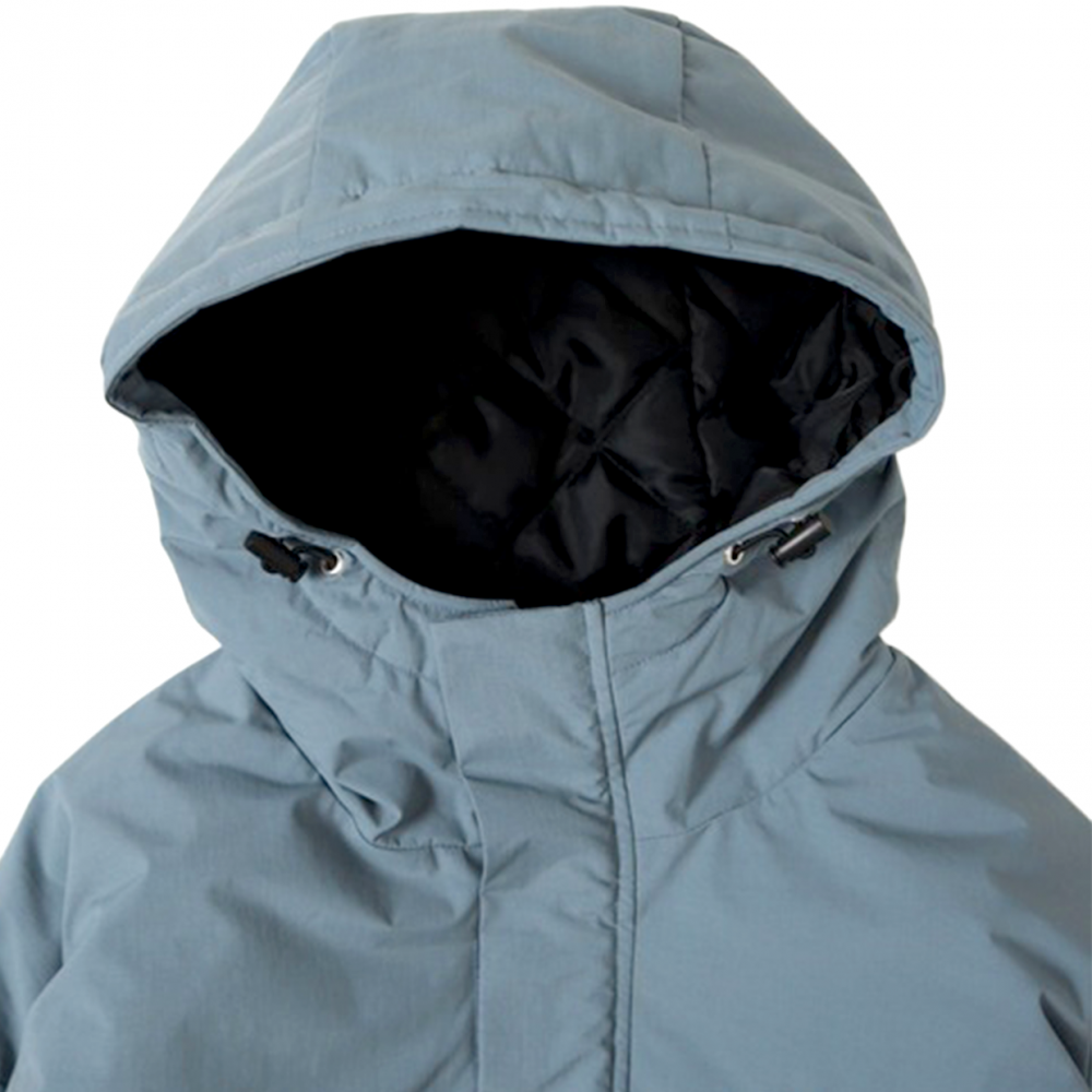 VISION STREET WEAR 中綿 ナイロンワッペンブルゾンジャケット BLUE