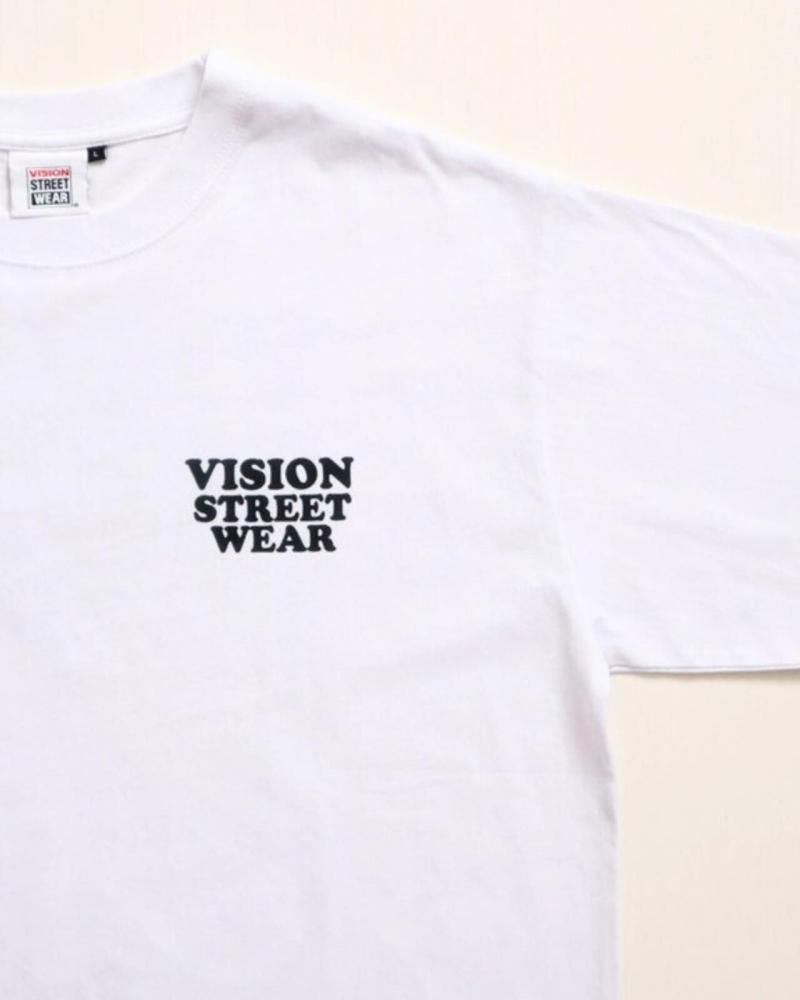 VISION STREET WEAR Ghost Skater Tee / ゴースト スケボー 半袖Tシャツ White