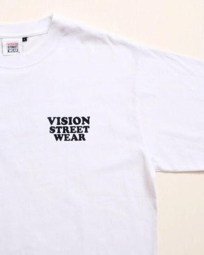 VISION STREET WEAR Ghost Skater Tee / ゴースト スケボー 半袖Tシャツ White