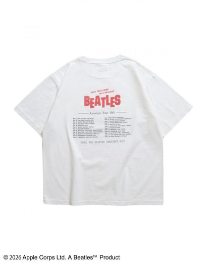 The Beatles ビートルズ ツアープリントTee / 半袖Tシャツ White
