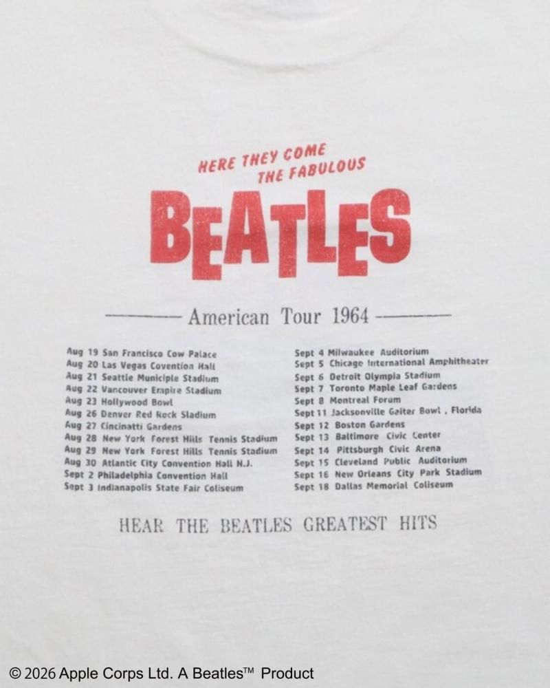 The Beatles ビートルズ ツアープリントTee / 半袖Tシャツ White