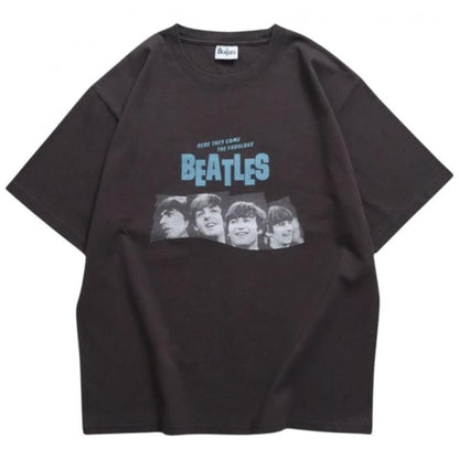 The Beatles ビートルズ ツアープリントTee / 半袖Tシャツ Charcoal