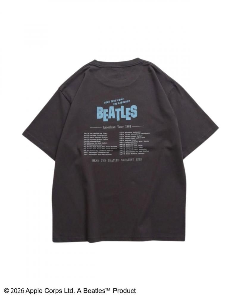 The Beatles ビートルズ ツアープリントTee / 半袖Tシャツ Charcoal