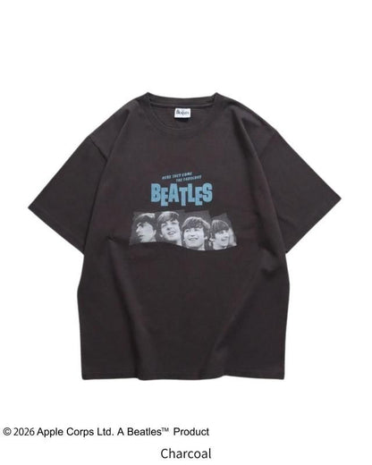 The Beatles ビートルズ ツアープリントTee / 半袖Tシャツ Charcoal