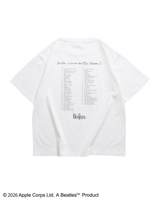 The Beatles ビートルズ レコードプリントTee / 半袖Tシャツ White