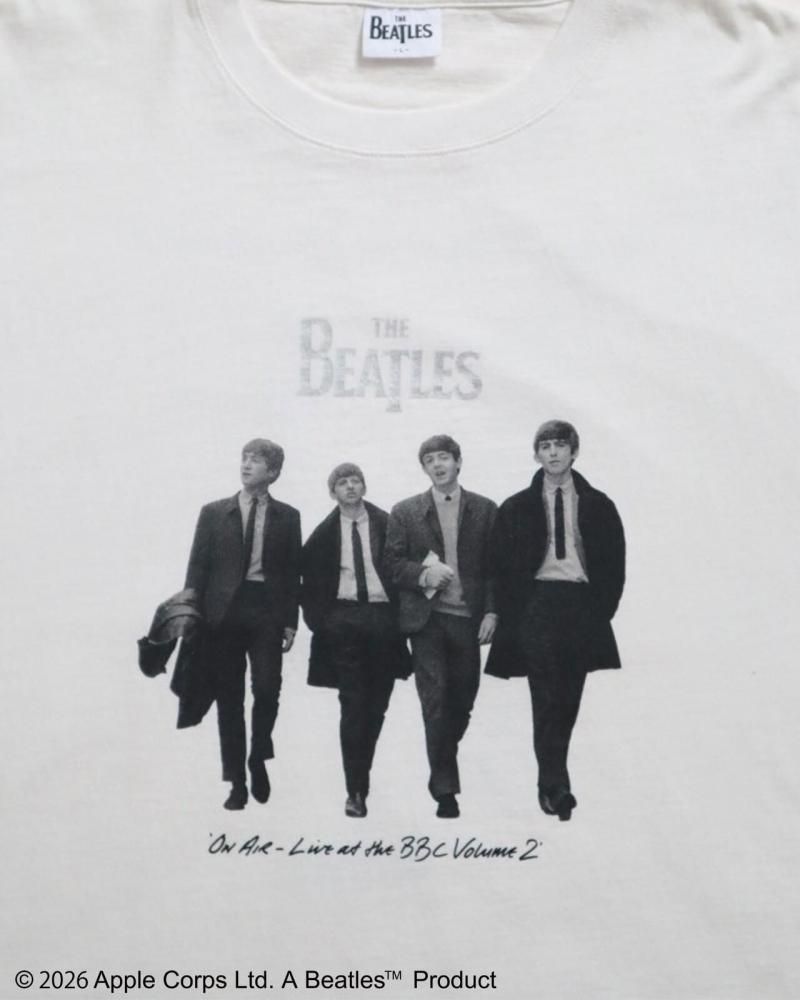 The Beatles ビートルズ レコードプリントTee / 半袖Tシャツ White